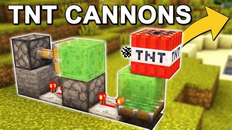 how do you make a cannon in minecraft